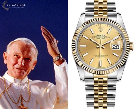 jean paul ii rolex